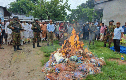 ৪০ হাজার মিটার কারেন্ট জাল ধ্বংস