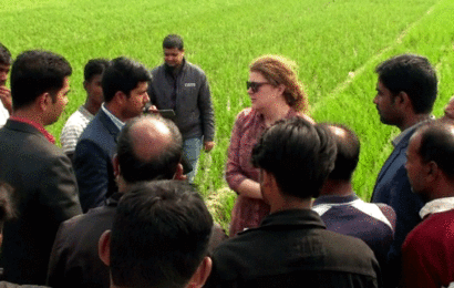 যুক্তরাষ্টের ঢাকাস্থ দূতাবাসের কৃষিবিষয়ক দুতের হালতি বিল পরিদর্শন